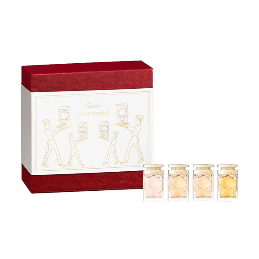 Парфумований набір жіночий Cartier La Panthere Miniature Set, 4*7
