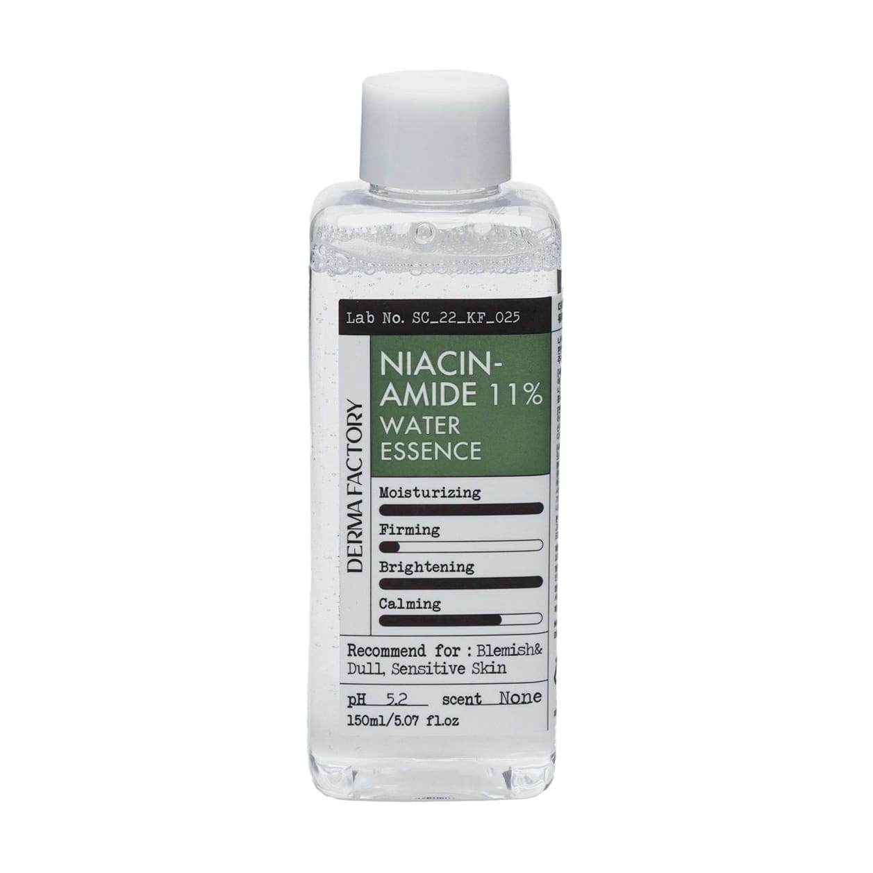 Светлана Зволожувальний тонер-есенція для обличчя Derma Factory Niacinamide 11% Water Essence з ніацинамідом, 150 мл photo