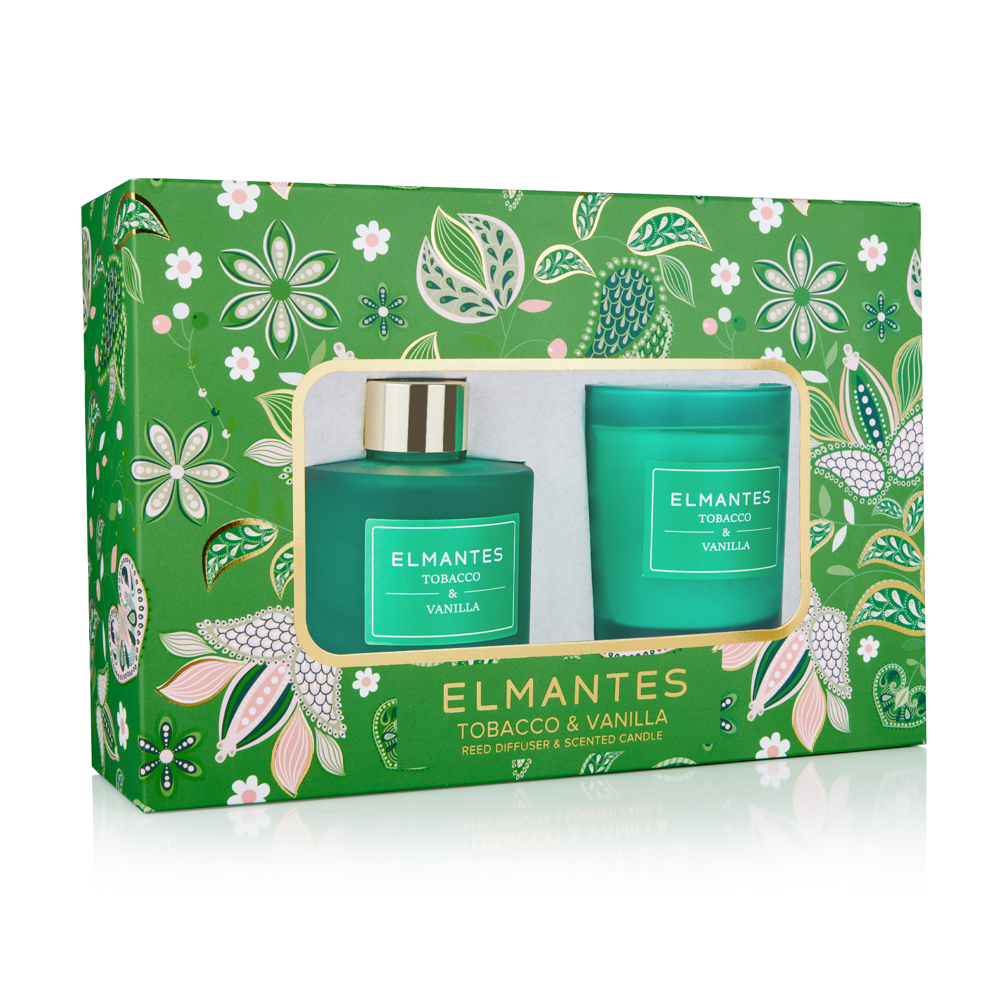 Подарунковий набір Elmantes Tobacco & Vanilla (аромадифузор, 100