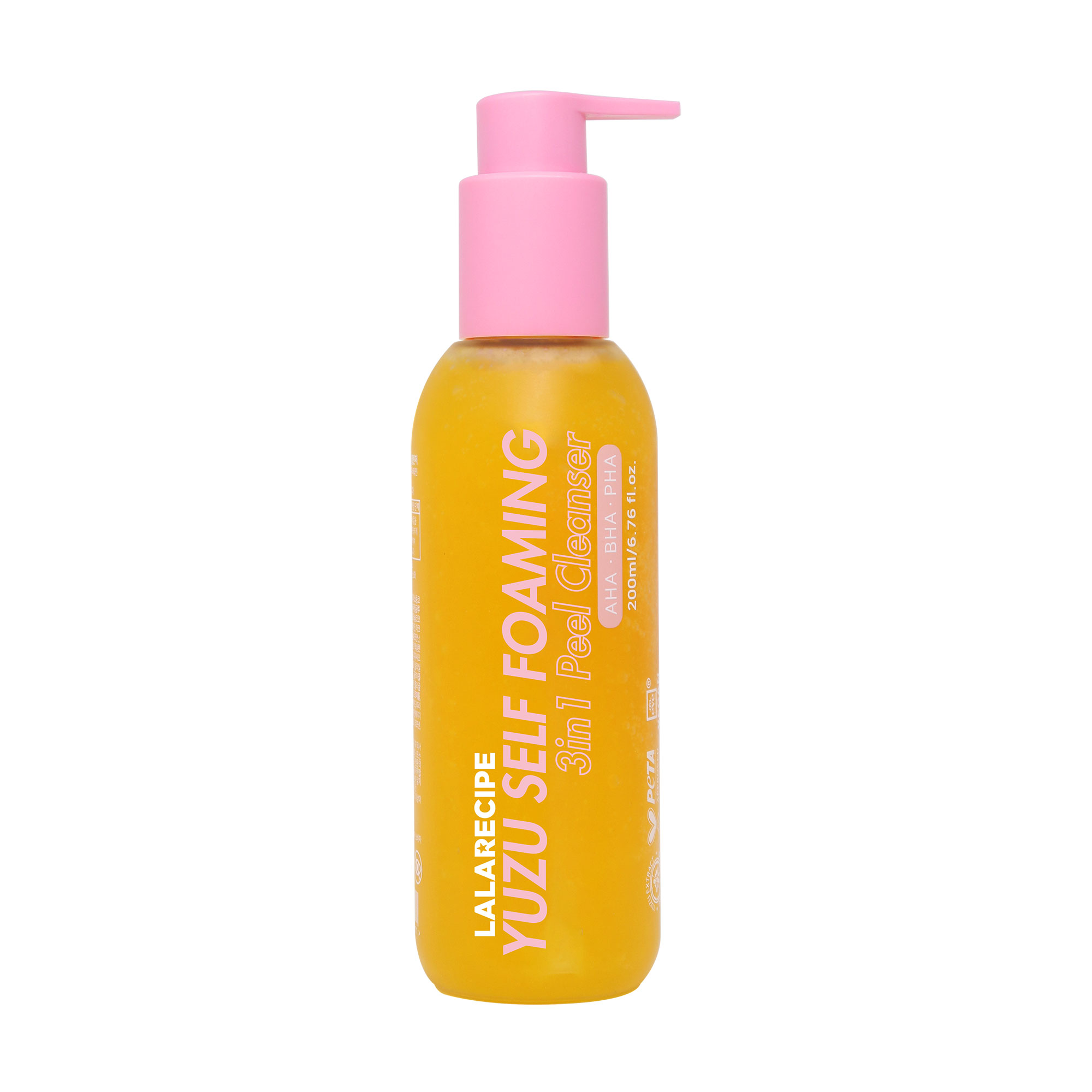 Осветляющая пенка для умывания Lalarecipe Yuzu Self Foaming 3 In 1