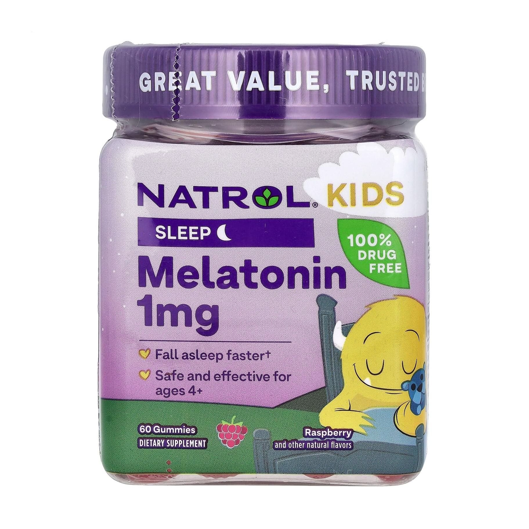 Леся Б. Мелатонин для детей Natrol Melatonin Sleep со вкусом ягод photo