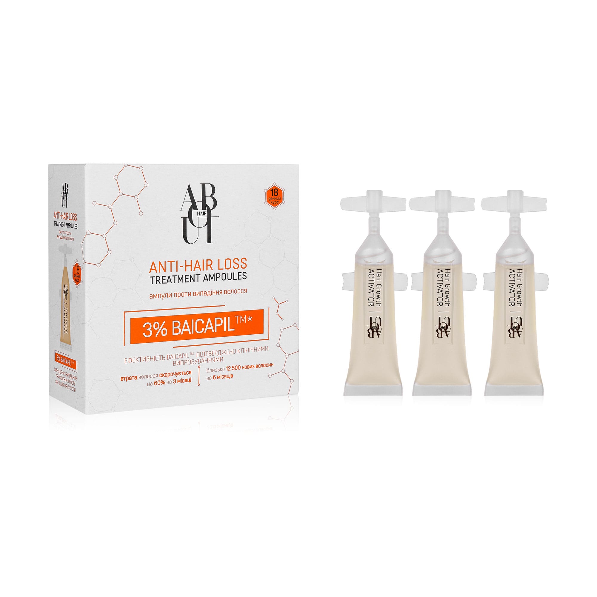 Лія Х. Ампулы против выпадения волос ABOUT hair Anti-Hair Loss Treatment Ampoules, 3*7 мл photo