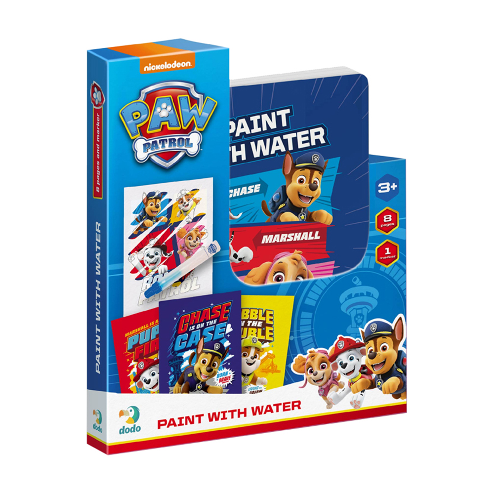 Анастасія Набор водных раскрасок DoDo Рисуй водой: Paw Patrol, от 3 лет (200444) photo