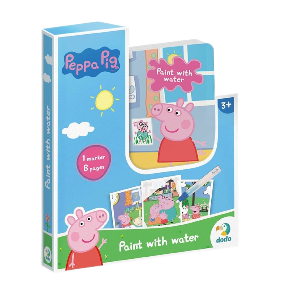 Світлана Набор водных раскрасок DoDo Рисуй водой: Peppa Pig, от 3 лет (200443) photo