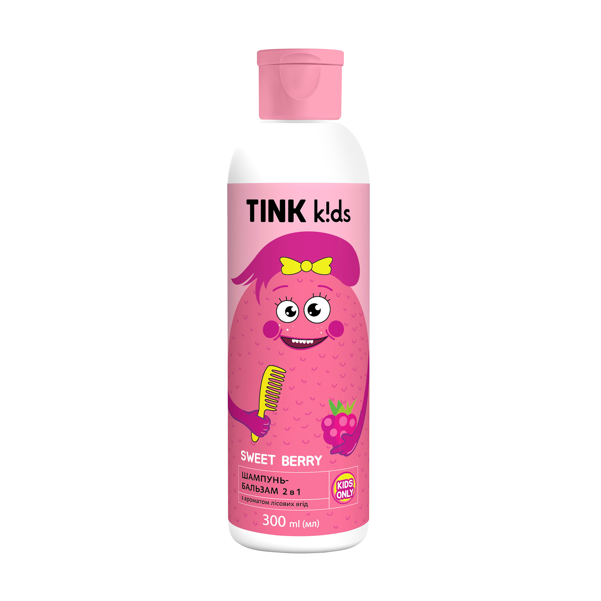 Марійка Г. Шампунь-бальзам 2 в 1 Tink Kids Sweet Berry, 300 мл photo