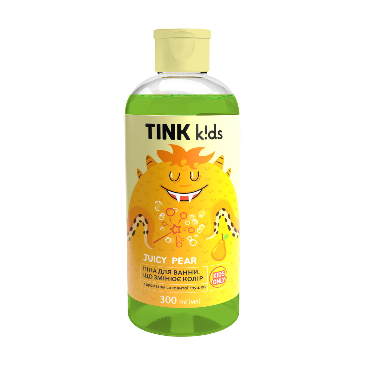 Ірина Пена для ванны Tink Kids Juicy Pear меняющая цвет, 300 мл photo