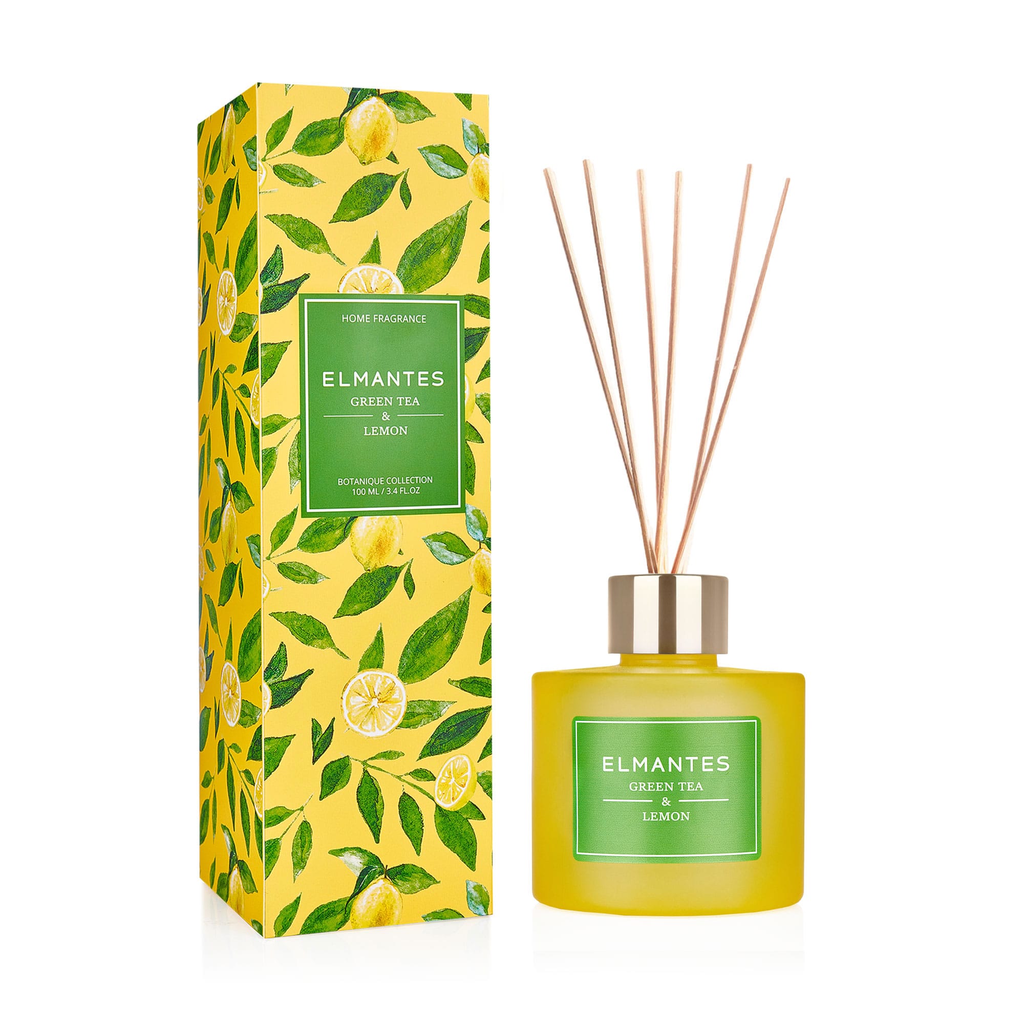 Aromantic様メモ Аромадиффузор Elmantes Green Tea & Lemon, 100 мл - купить на