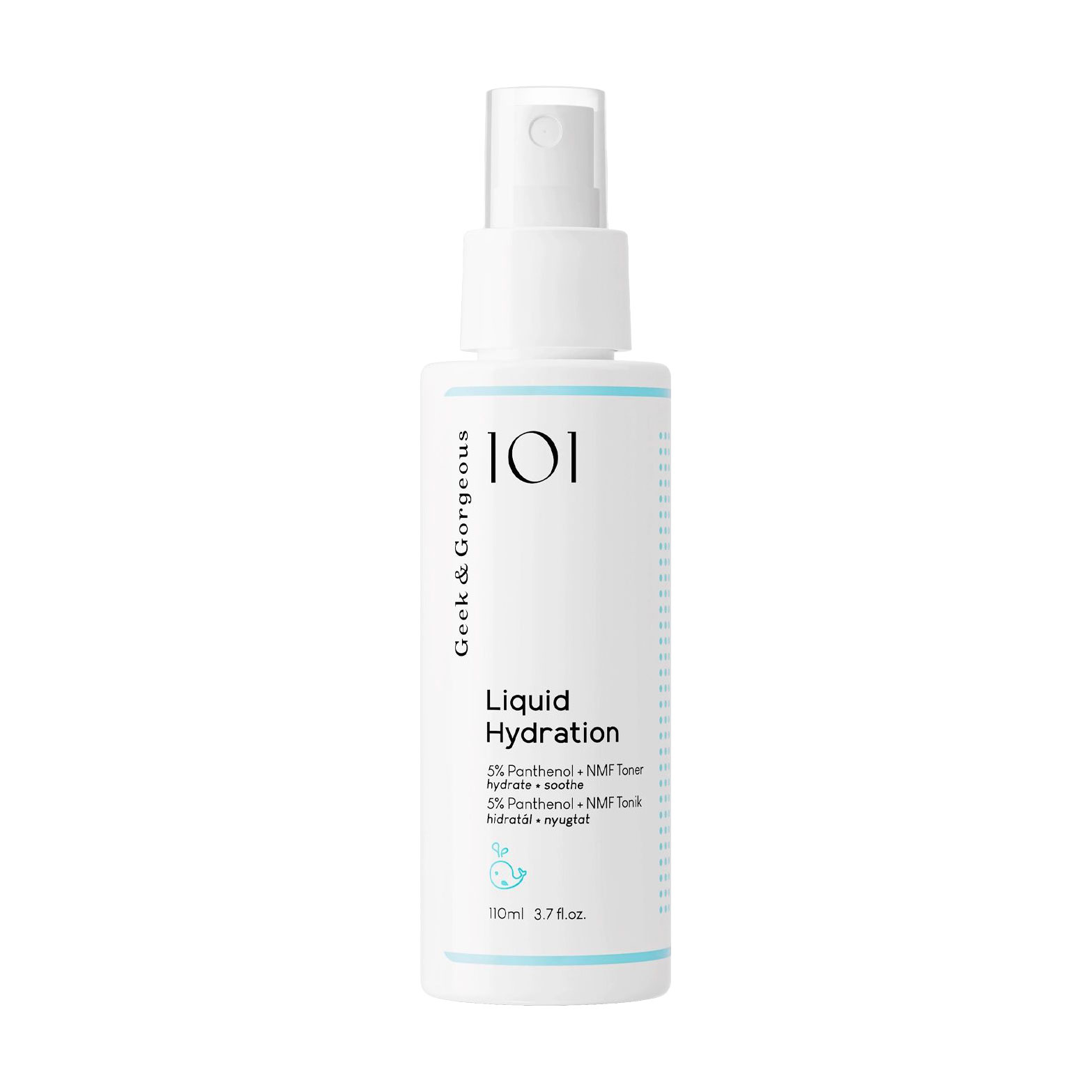 Олена Ш. Интенсивно увлажняющий тонер для лица Geek & Gorgeous Liquid Hydration 5% Panthenol + NMF Toner, 110 мл photo