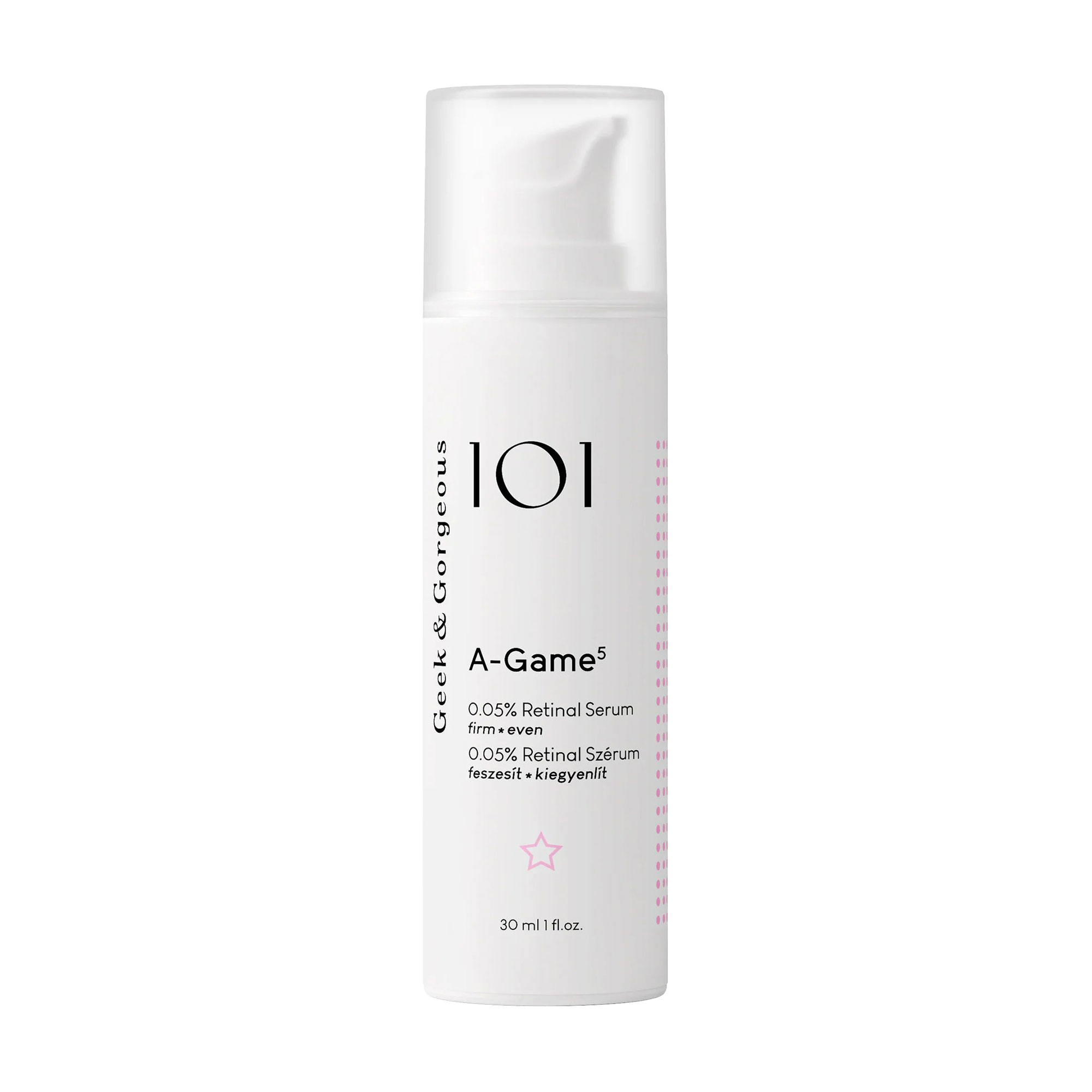 Надія Сыворотка для лица Geek & Gorgeous A-Game 5 0,05% Retinal Serum с ретиналем 0,05%, 30 мл photo