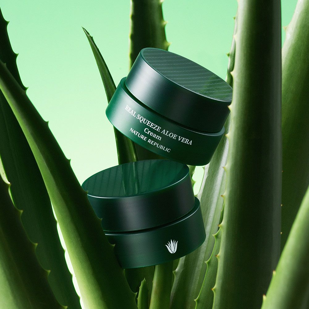 Крем для обличчя Nature Republic Real Squeeze Aloe Vera Cream, 55 мл — фото 6