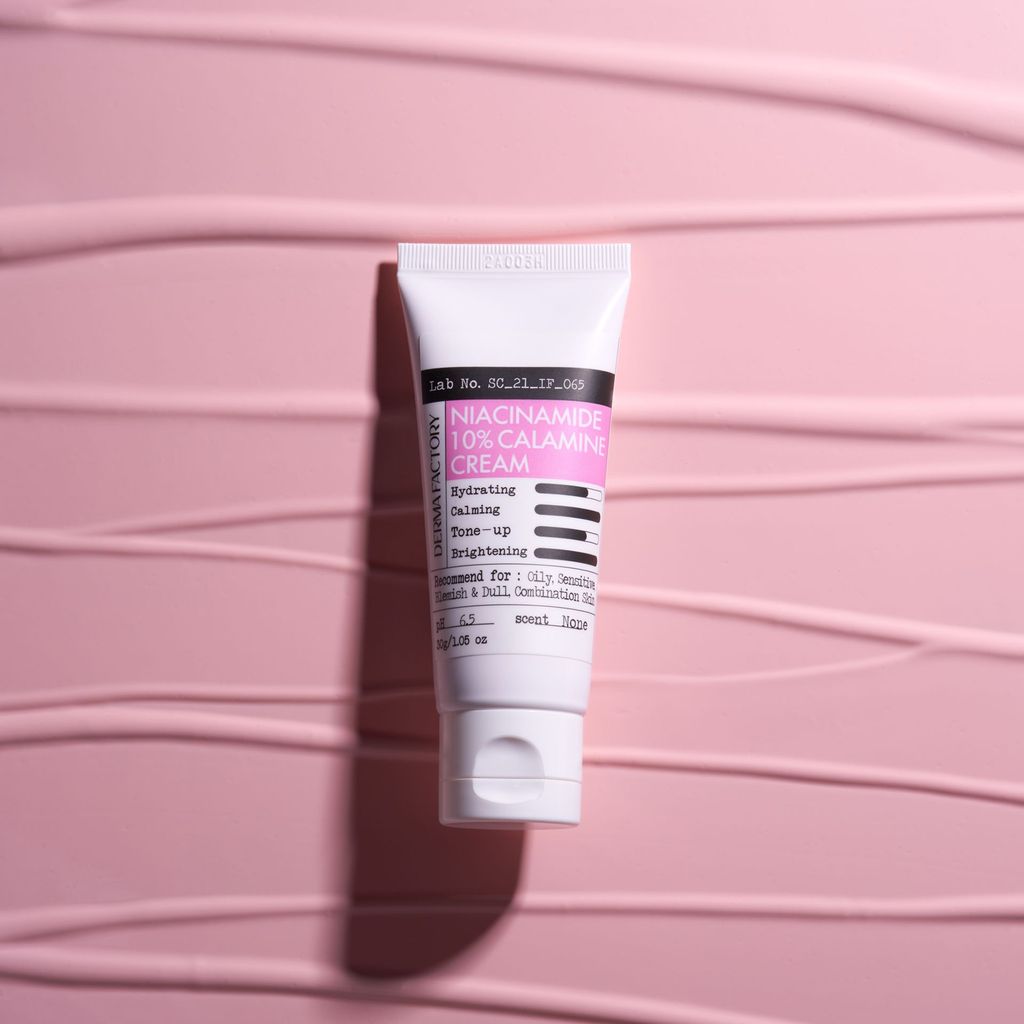 Заспокійливий крем для обличчя Derma Factory Niacinamide 10% Calamine Cream, 30 г — фото 2