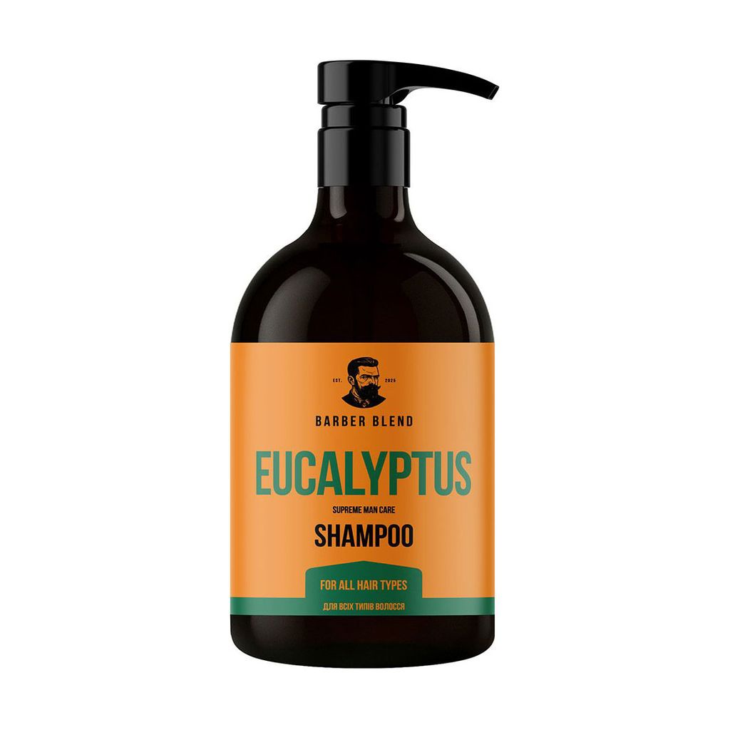 Чоловічий шампунь Barber Blend Eucalyptus Shampoo для всіх типів волосся — фото 1