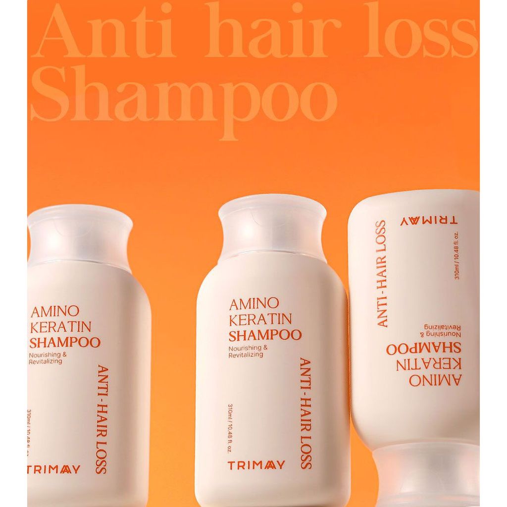 Шампунь Trimay Amino Keratin Anti-Hair Loss Shampoo проти випадіння волосся, 310 мл — фото 8
