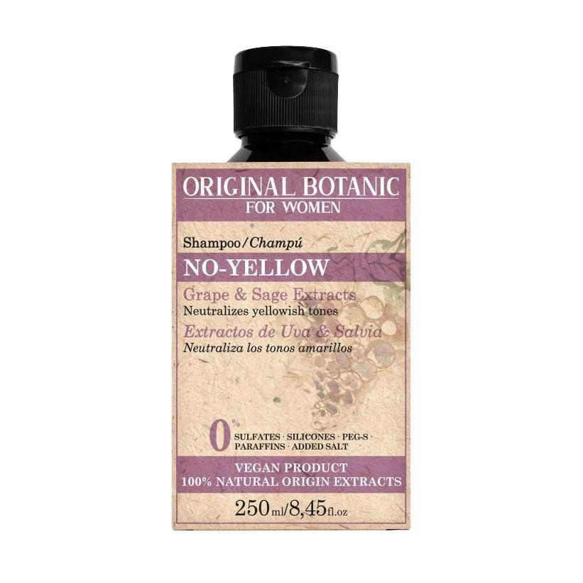 Шампунь Original Botanic For Women No-Yellow Shampoo проти жовтизни блондованого волосся, 250 мл — фото 2