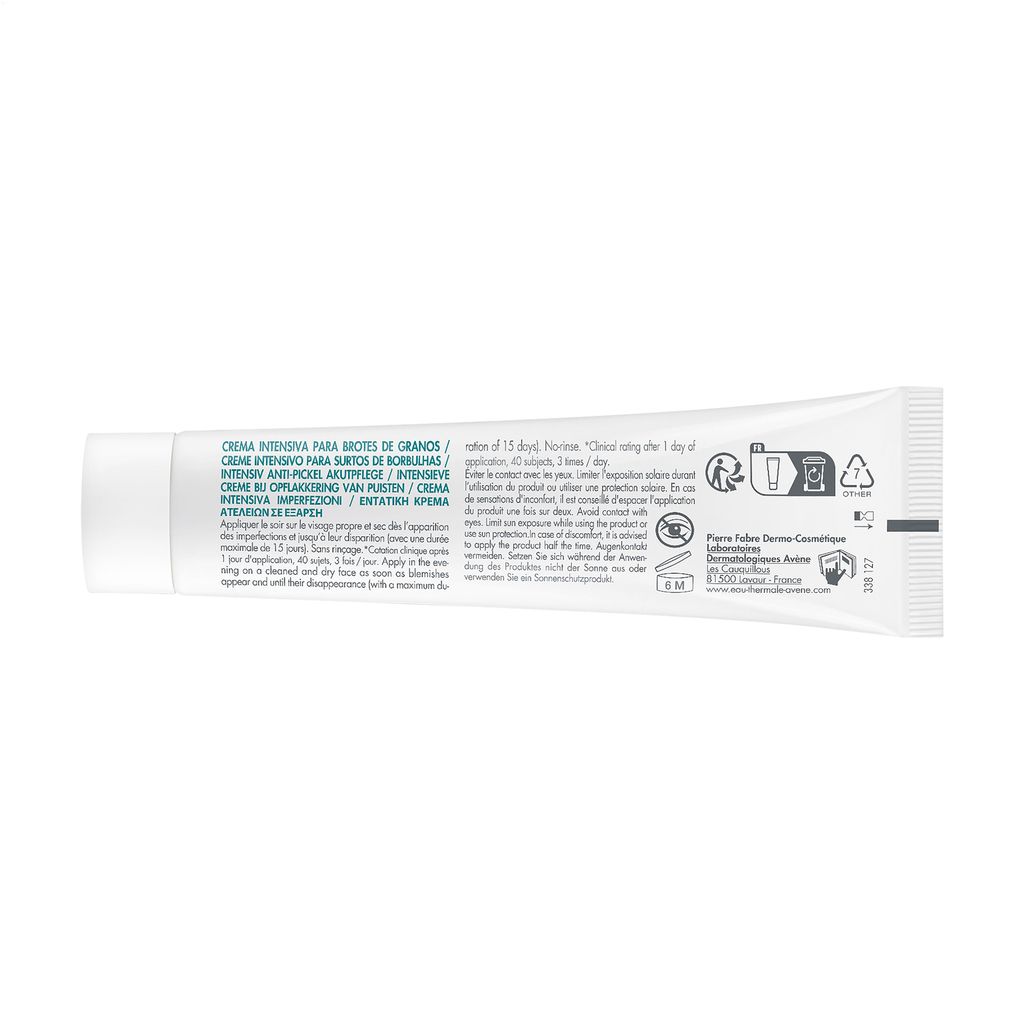 Пілінг-крем для обличчя Avene Cleanance Comedomed Peeling Intensive Pimple Cream проти недосконалостей, 40 мл — фото 3