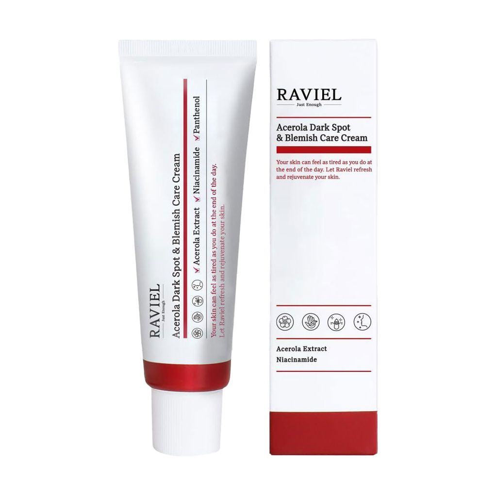 Крем для обличчя RAVIEL Acerola Dark Spot & Blemish Care Cream для догляду за пігментними плямами та недоліками шкіри, 50 мл — фото 2