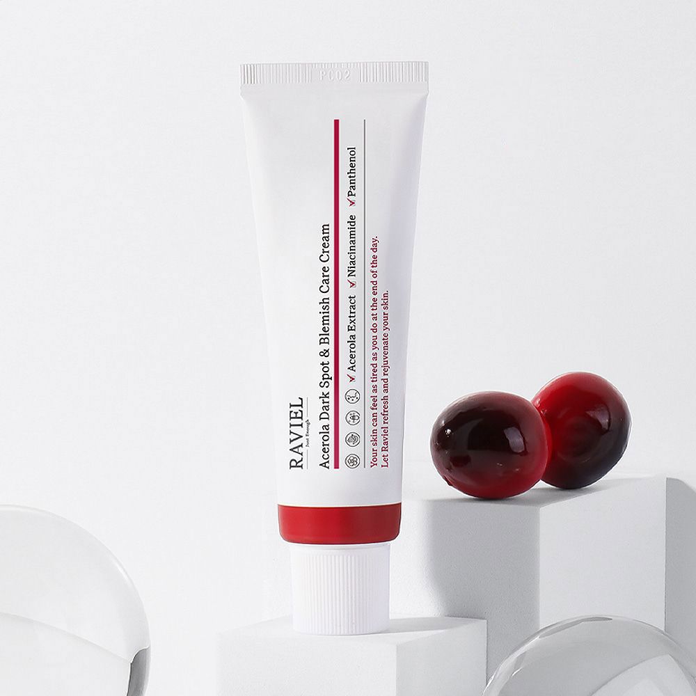 Крем для обличчя RAVIEL Acerola Dark Spot & Blemish Care Cream для догляду за пігментними плямами та недоліками шкіри, 50 мл — фото 3