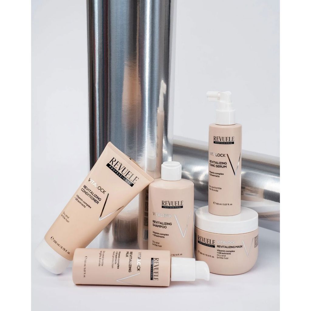 Шампунь Revuele Professional Vitalock Revitalizing Shampoo для сухого та ламкого волосся, 300 мл — фото 2