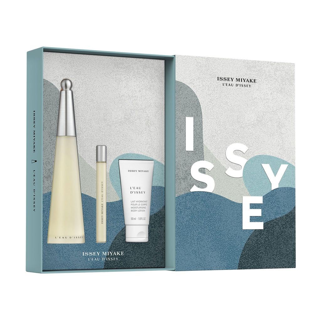 Парфумований жіночий набір Issey Miyake L'Eau D'Issey (туалетна вода, 100 мл + туалетна вода, 10 мл + лосьйон для тіла, 50 мл) — фото 2