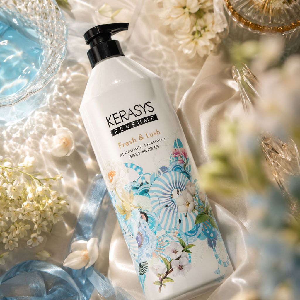 Парфумований шампунь для волосся KeraSys Perfume Fresh & Lush Perfumed Shampoo, 1 л — фото 2