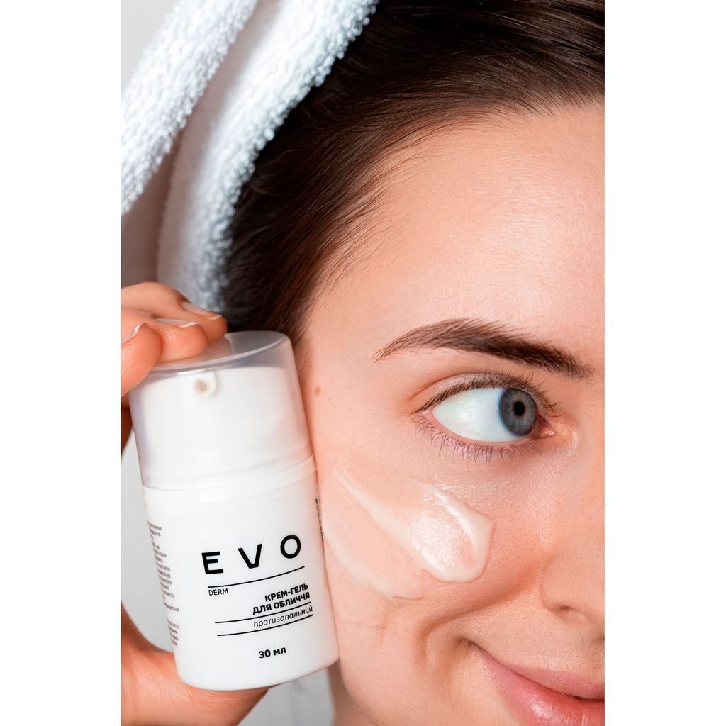 Протизапальний крем-гель для обличчя EVO derm, 30 мл — фото 2