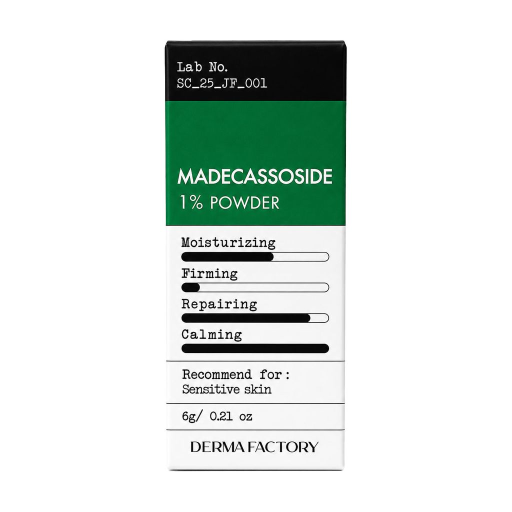 Косметичний мадекасосид 1% Derma Factory Madecassoside 1% Powder в порошку, 6 г — фото 2