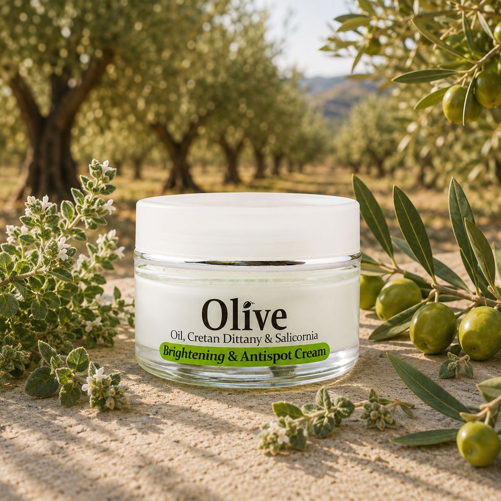 Крем для обличчя Madis HerbOlive Brightening & Antispot Cream проти пігментних плям та почервонінь, 50 мл — фото 2