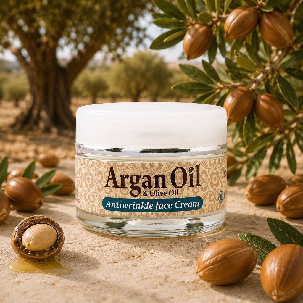 Крем Madis Argan Oil Antiwrinkle Face Cream для нормальної та сухої шкіри обличчя, проти зморщок, 50 мл — фото 2