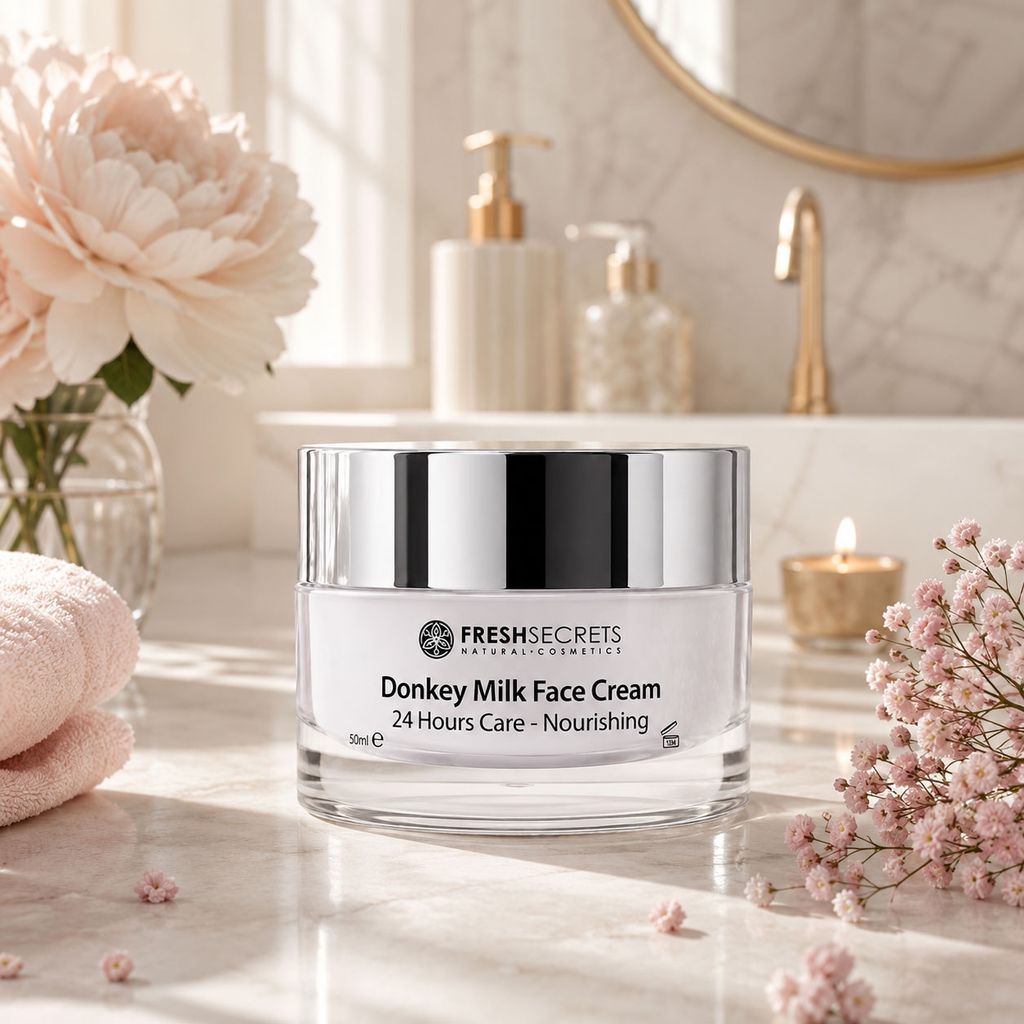 Живильний крем для обличчя Madis Fresh Secrets Donkey Milk Face Cream 24 Hours Care Nourishing, 50 мл — фото 2