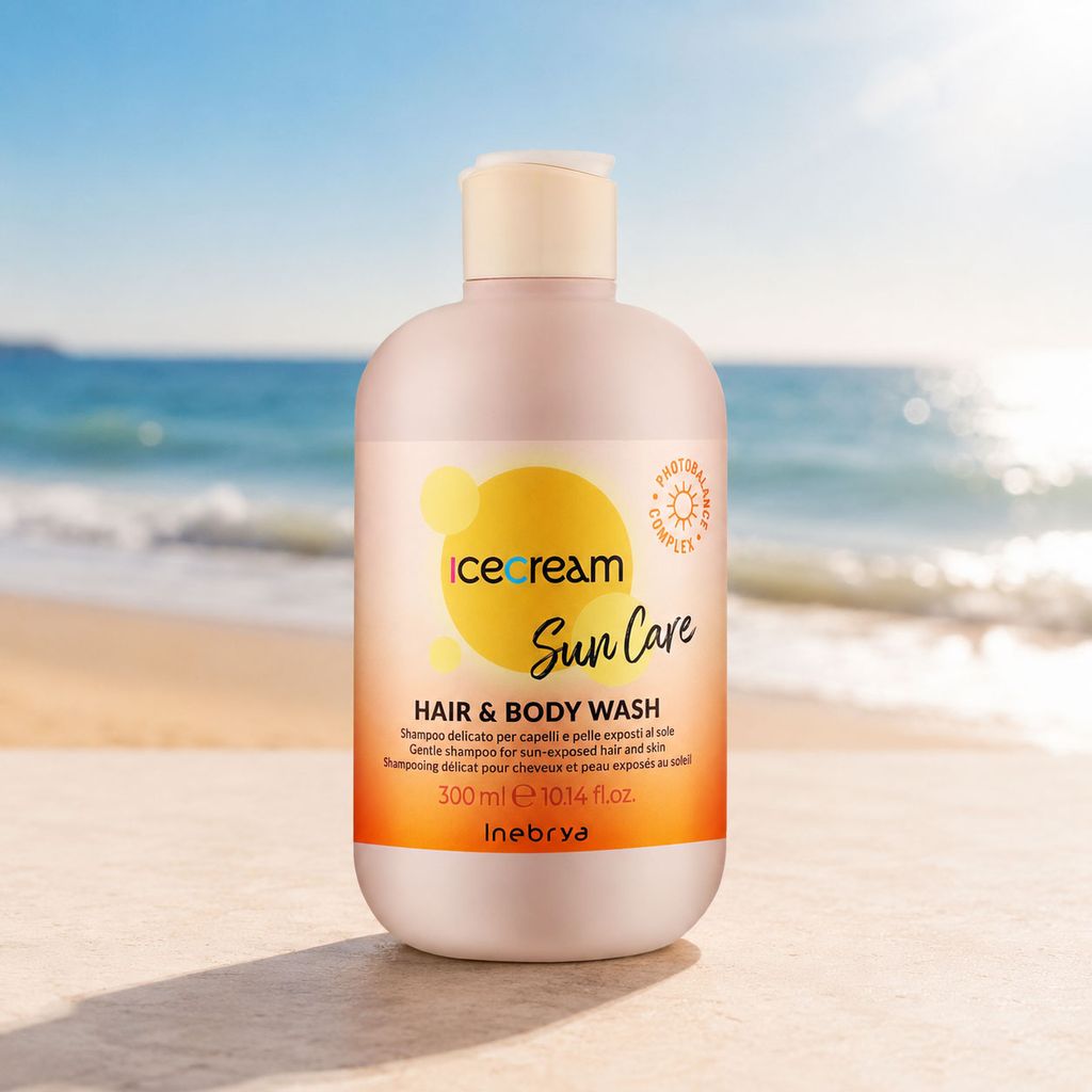Шампунь та гель для волосся та тіла Inebrya Ice Sun Care Hair & Body Wash Після сонця, 300 мл — фото 2