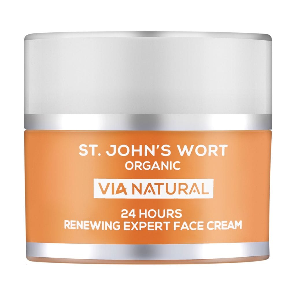 Крем для обличчя BioFresh Via Natural St. John's Wort Organic 24 Hours Renewing Expert Face Cream для нормальної та сухої шкіри, 50 мл — фото 1