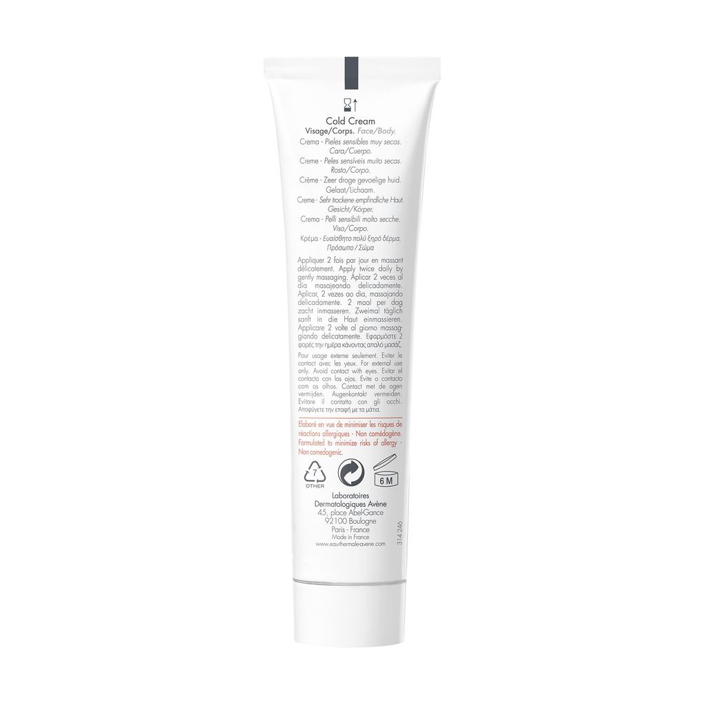 Крем для обличчя та тіла Avene Peaux Seches Cold Cream для сухої та чутливої шкіри, 40 мл — фото 2
