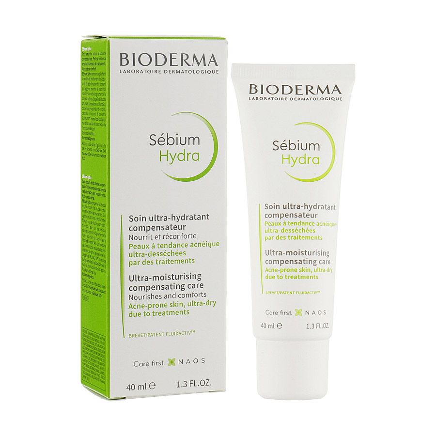 Зволожувальний крем для обличчя Bioderma Sebium Hydra Ultra-Moisturising Compensating Care, 40 мл — фото 3