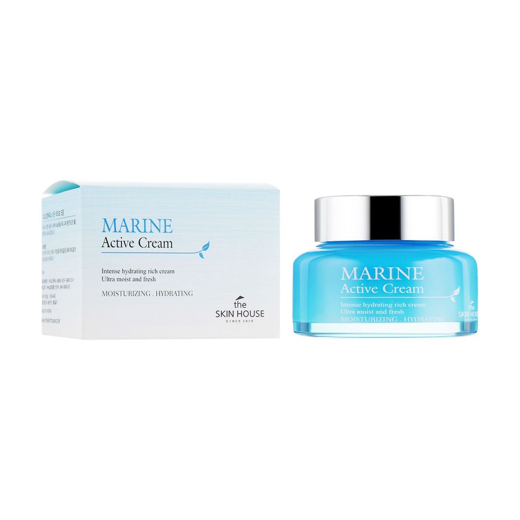 Крем для обличчя The Skin House Marine Active Cream зволожувальний, 50 мл — фото 2