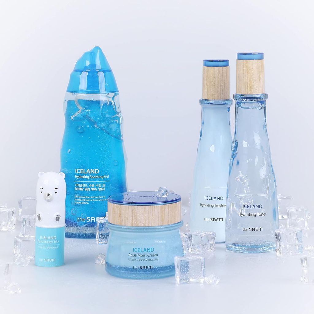 Крем для обличчя The Saem Iceland Aqua Moist Cream зволожувальний, 60 мл — фото 3