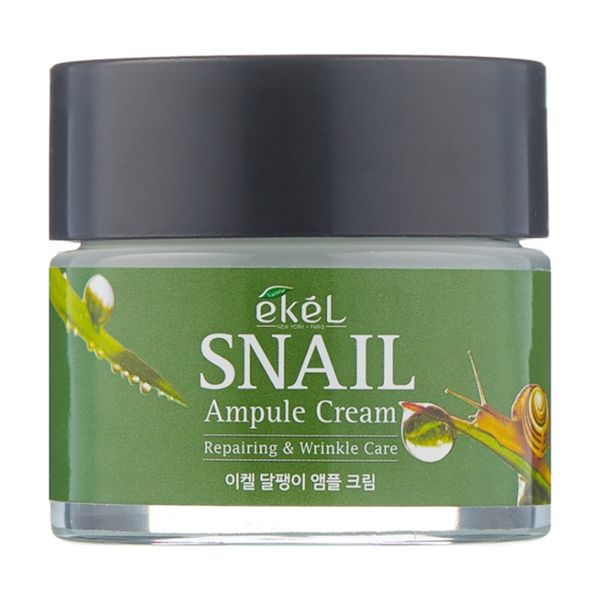 Крем для обличчя Ekel Snail Ampule Cream з муцином равлика, 70 мл — фото 2
