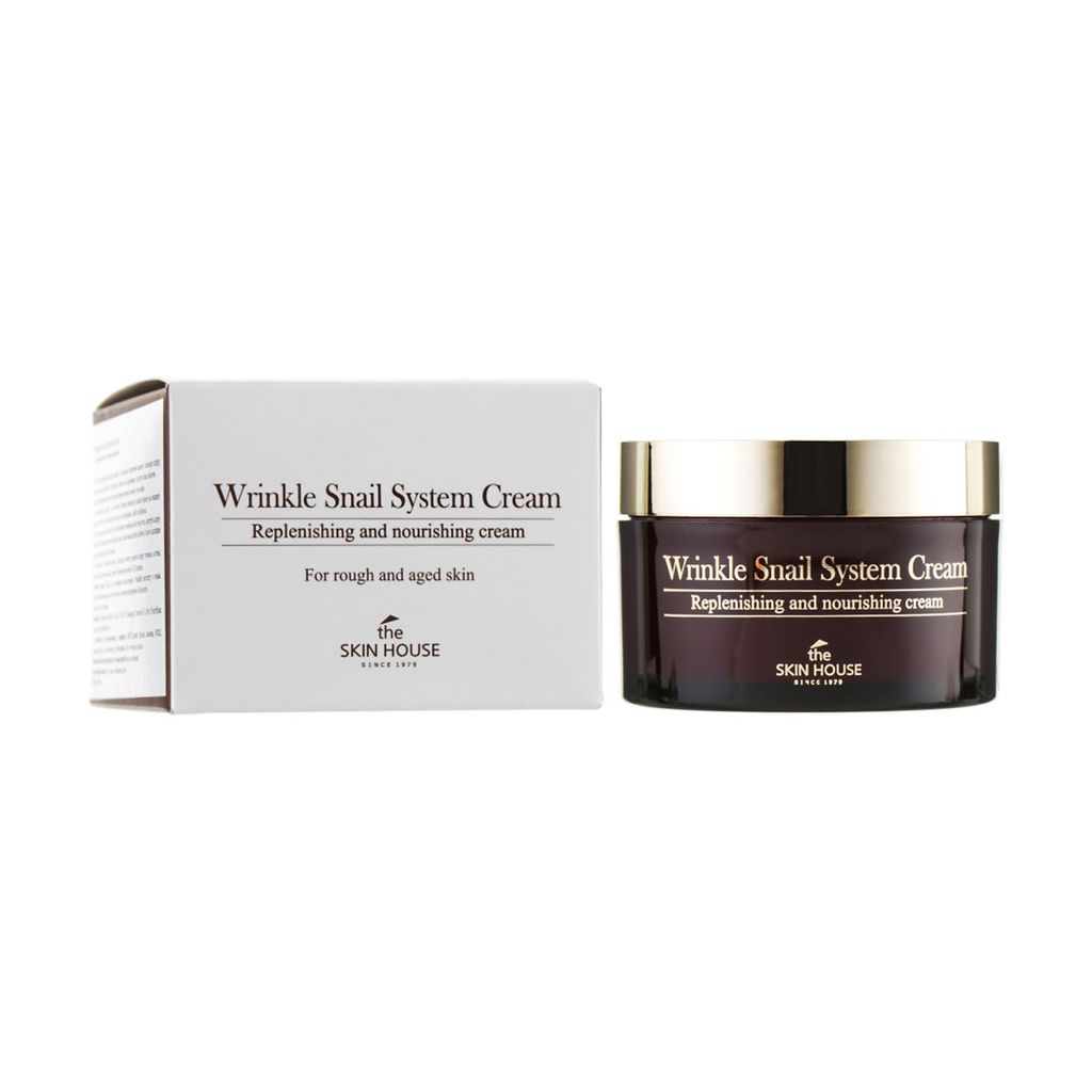 Антивіковий крем для обличчя The Skin House Wrinkle Snail System Cream на основі равликів, 100 мл — фото 2