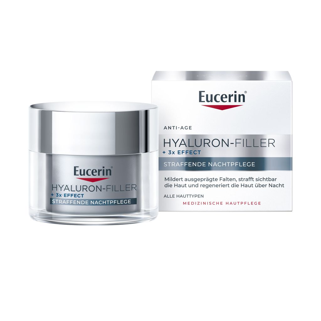 Нічний крем для обличчя Eucerin Hyaluron-Filler проти зморщок, для всіх типів шкіри, 50 мл — фото 2