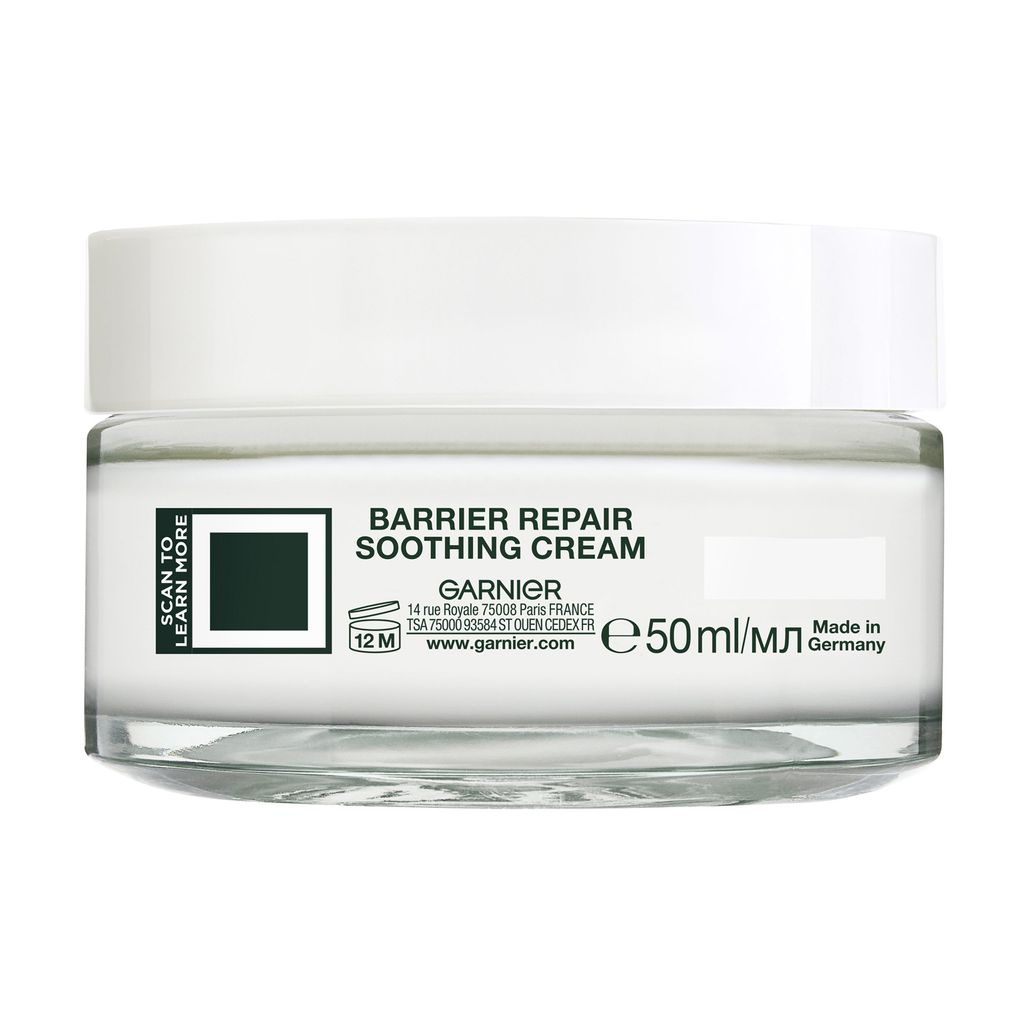 Зволожувальний заспокійливий крем GARNIER Skin Naturals з гіалуроновою кислотою для відновлення захисного бар'єра чутливої шкіри обличчя, 50 мл — фото 3