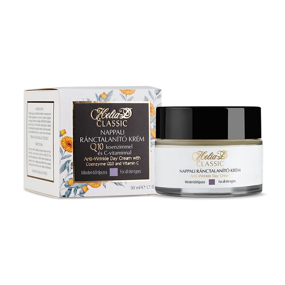 Денний крем для обличчя Helia-D Classic Anti-Wrinkle Day Cream проти зморщок, 50 мл — фото 2