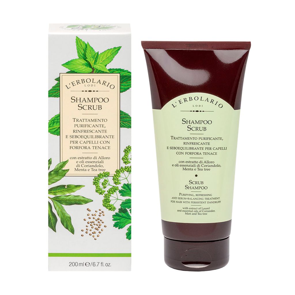 Шампунь-скраб для волосся L'Erbolario Shampoo Scrub проти лупи, 200 мл — фото 2