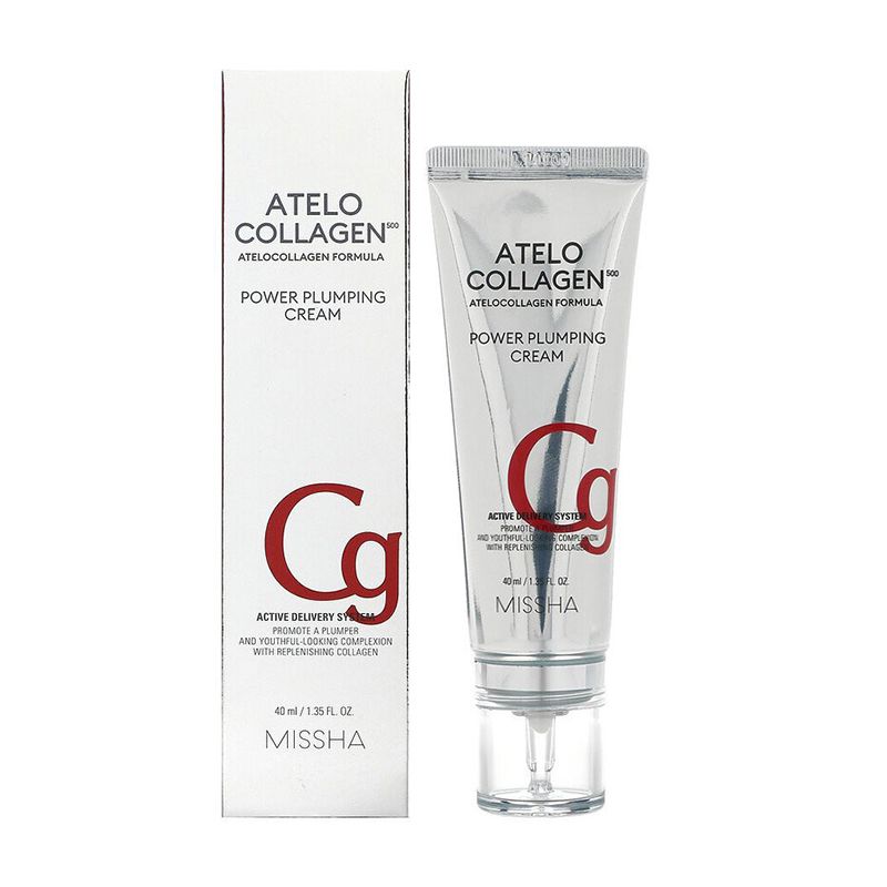 Крем для пружності шкіри обличчя Missha Atelo Collagen 500 Power Plumping Cream — фото 2