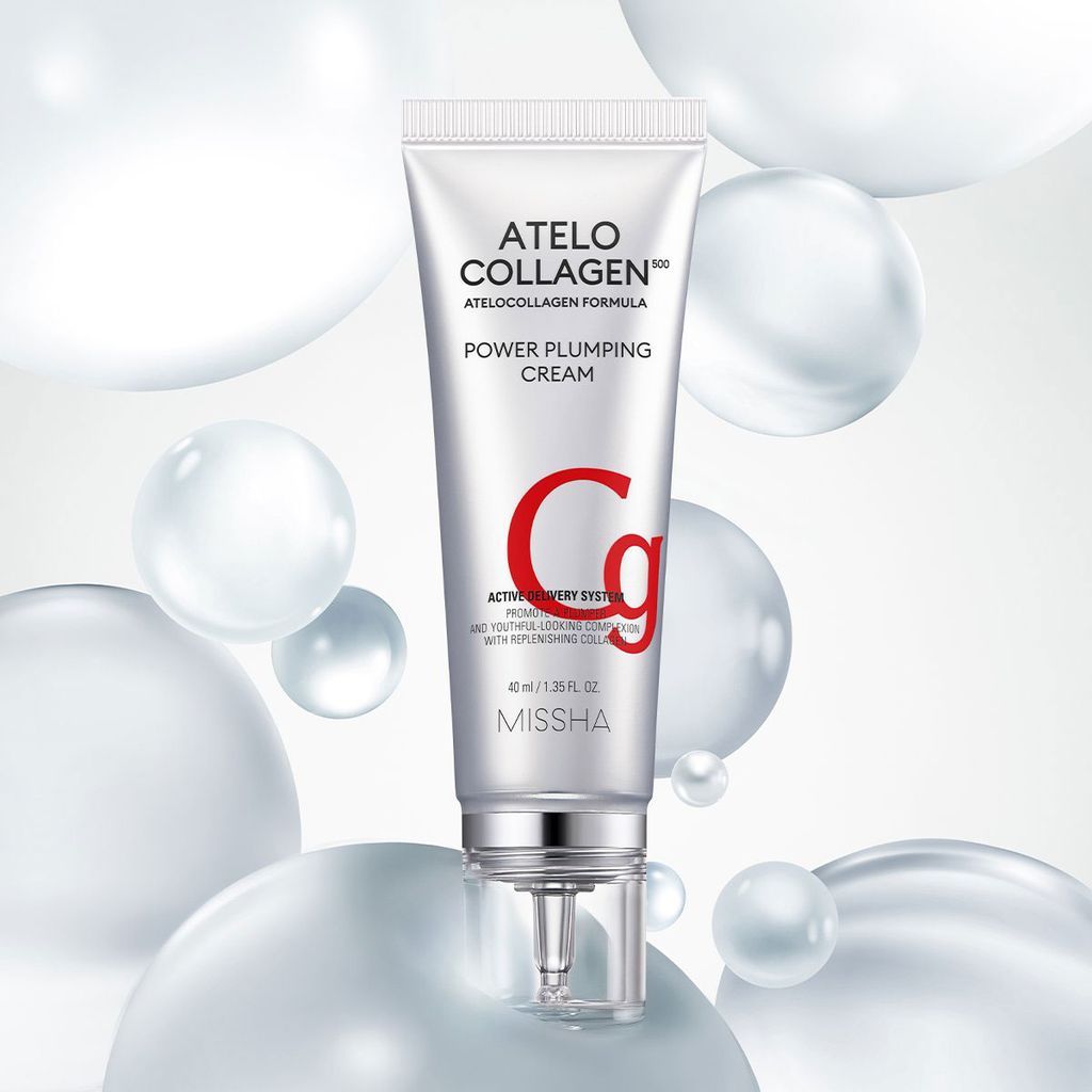 Крем для пружності шкіри обличчя Missha Atelo Collagen 500 Power Plumping Cream — фото 4