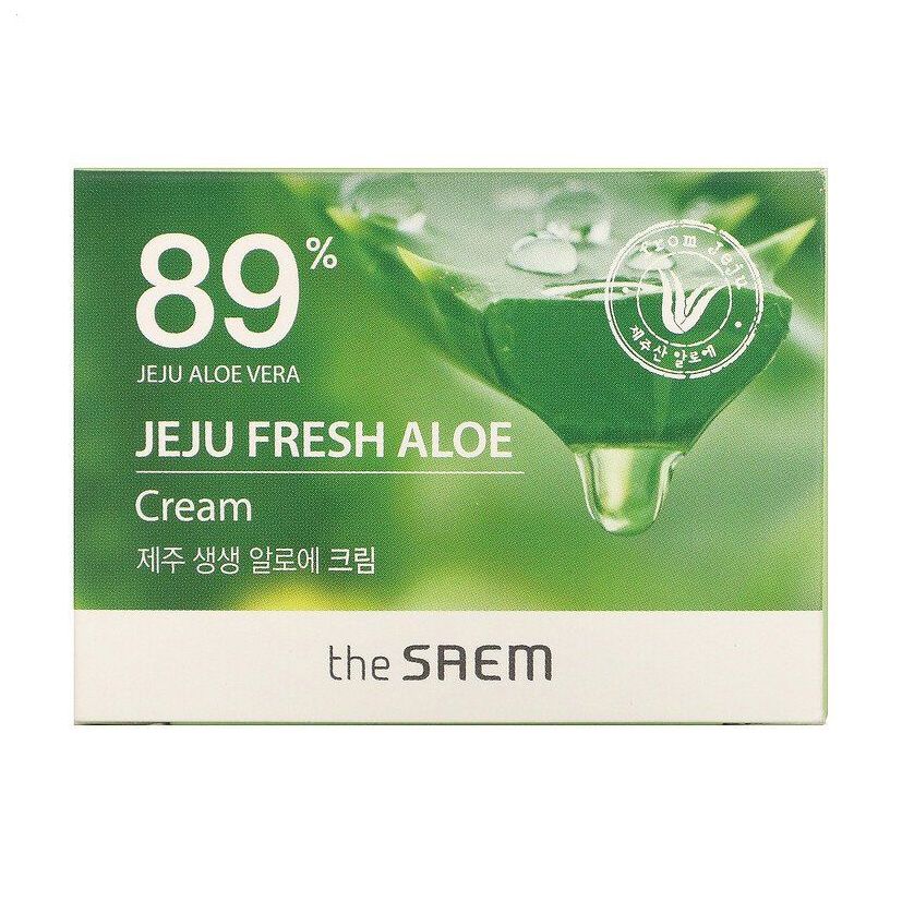 Крем для обличчя The Saem 89% Jeju Fresh Aloe Cream, 50 мл — фото 2