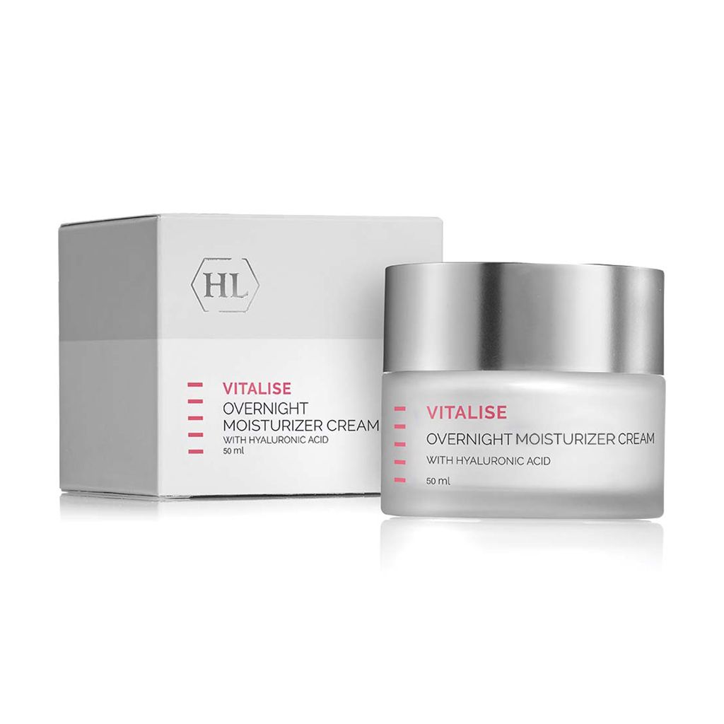 Нічний живильний крем для обличчя Holy Land Cosmetics Vitalise Overnight Moisturizer Cream, 50 мл — фото 2