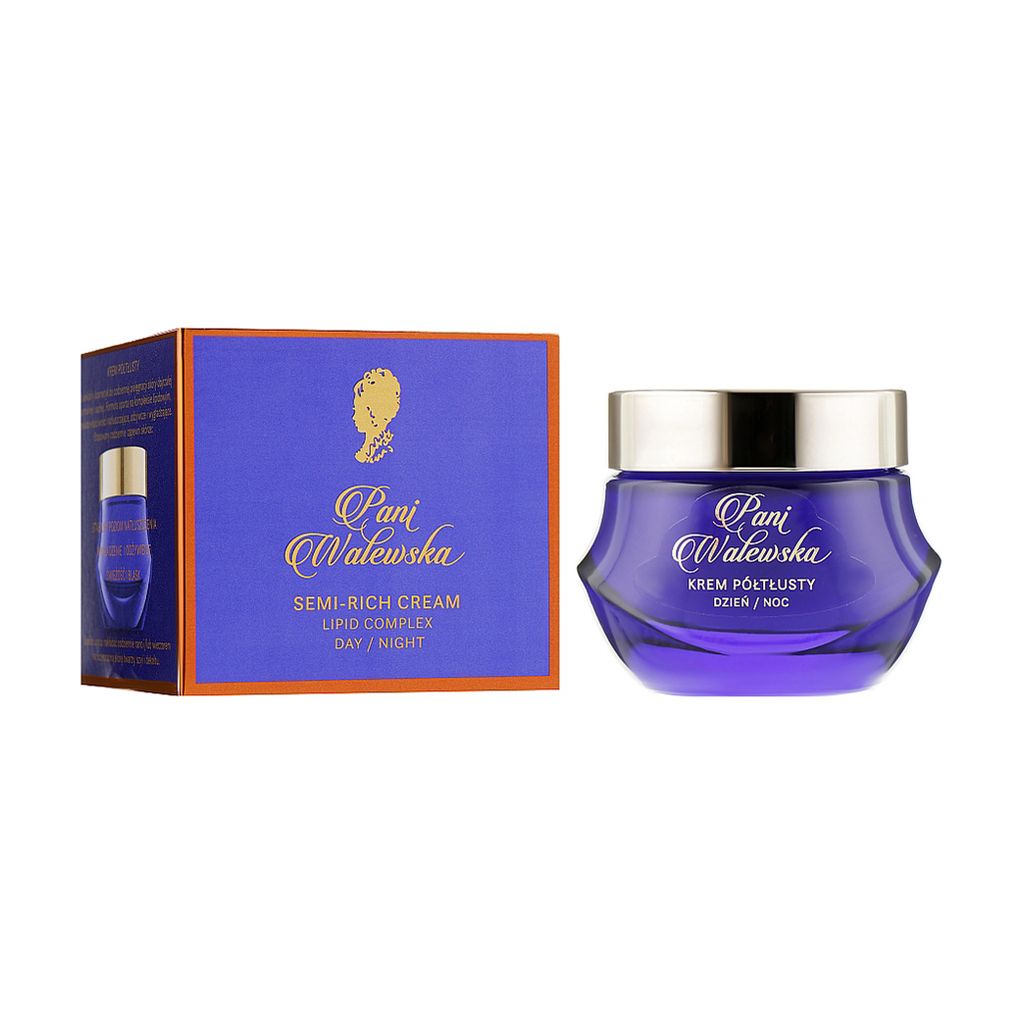 Легкий живильний крем для обличчя Pani Walewska Semi-Rich Cream з комплексом ліпідів, 50 мл — фото 2