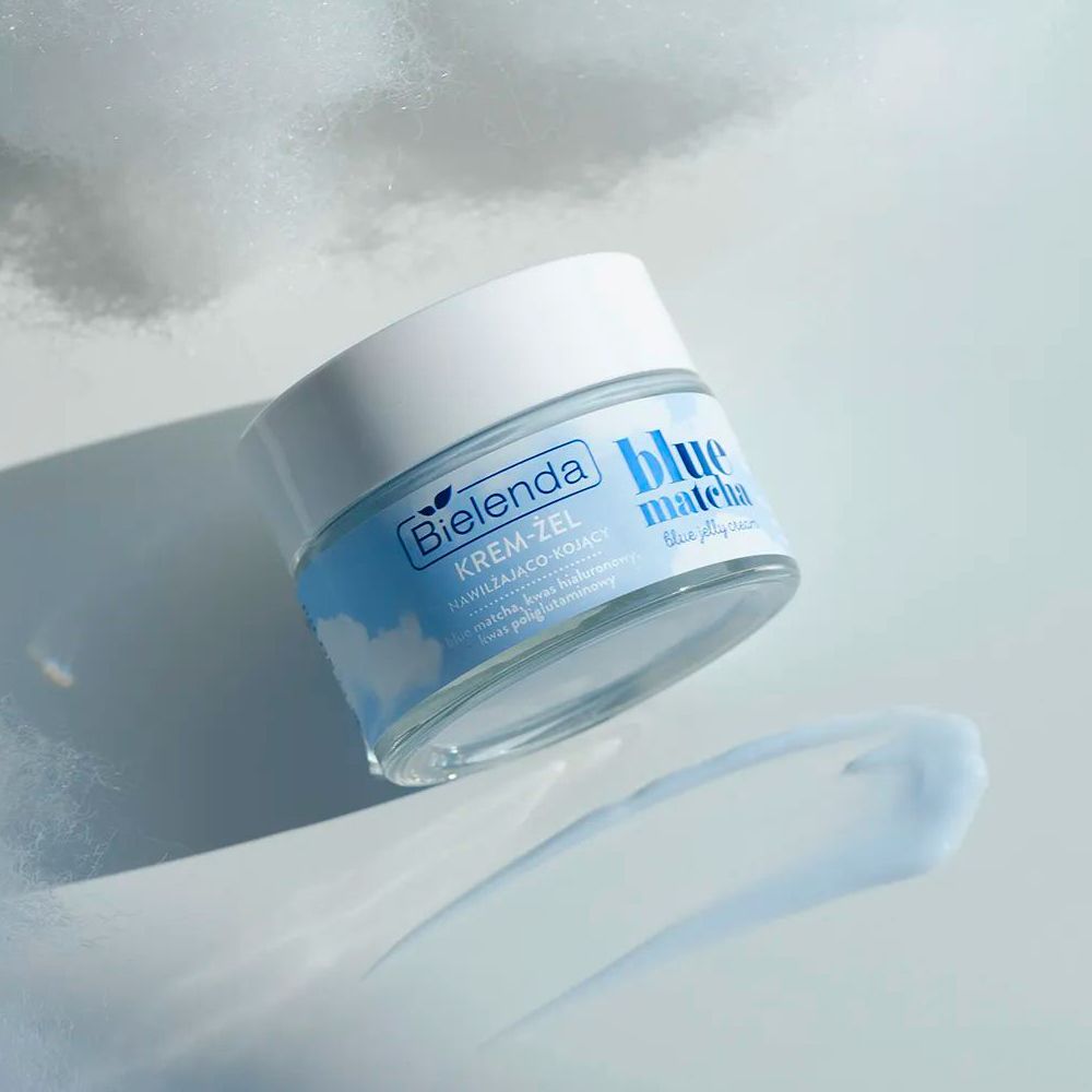 Зволожувальний крем-гель для обличчя Bielenda Blue Matcha Blue Jelly Cream, 50 мл — фото 7
