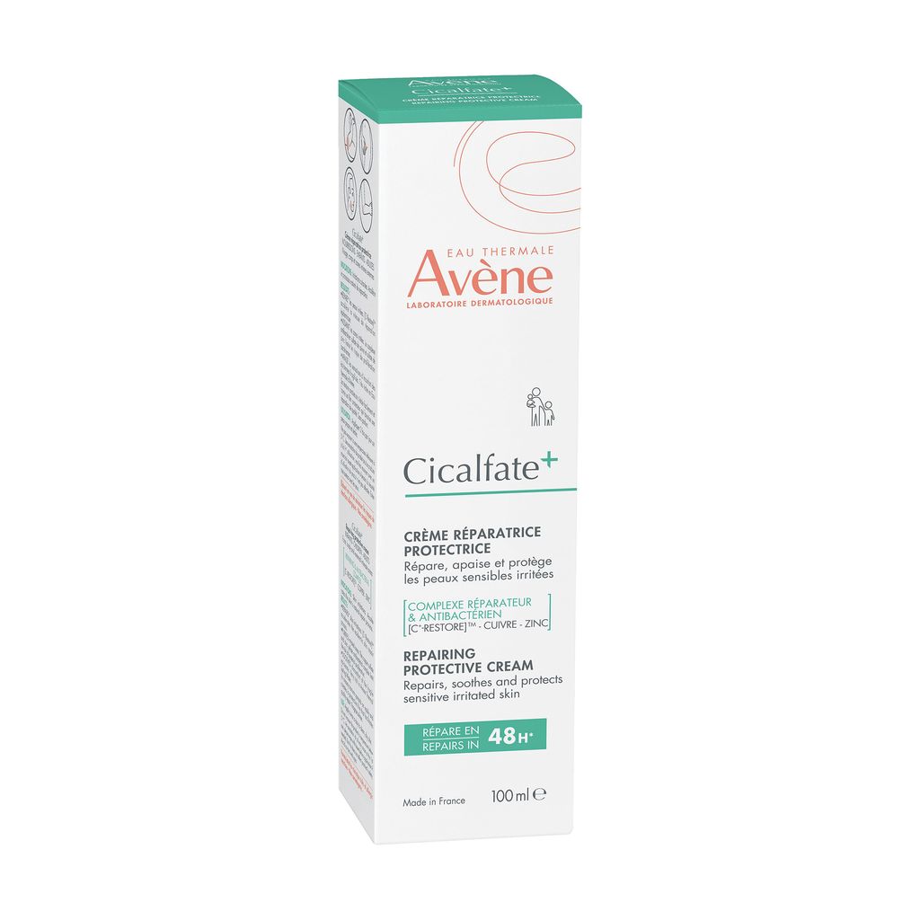 Захисний відновлювальний крем для обличчя та тіла Avene Cicalfate+ Repairing Protective Cream для чутливої та подразненої шкіри — фото 2