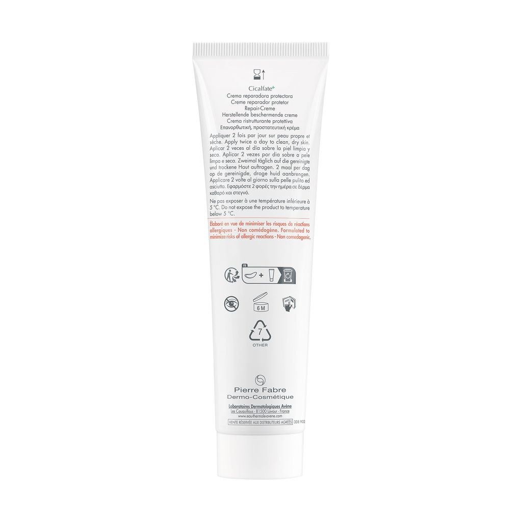 Захисний відновлювальний крем для обличчя та тіла Avene Cicalfate+ Repairing Protective Cream для чутливої та подразненої шкіри — фото 3