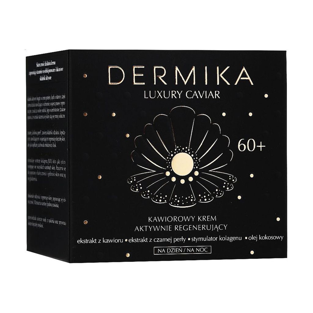 Відновлювальний крем для обличчя Dermika Luxury Caviar Cream 60+ проти зморщок, 50 мл — фото 2